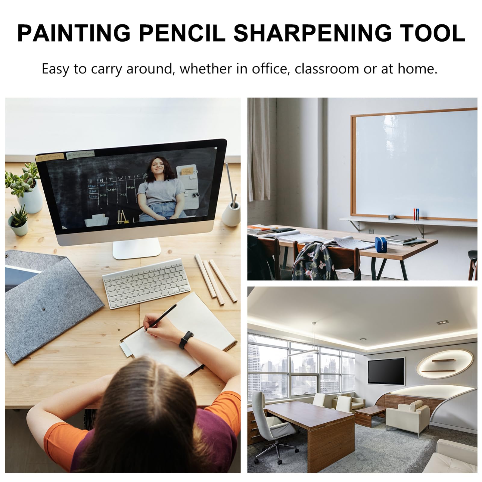 NUOBESTY 5pezzi Temperamatite Portatile Per Matite Da Schizzo Strumento Per Disegno e Pittura Design Compatto e Efficiente Adatto Per Artisti e Studenti