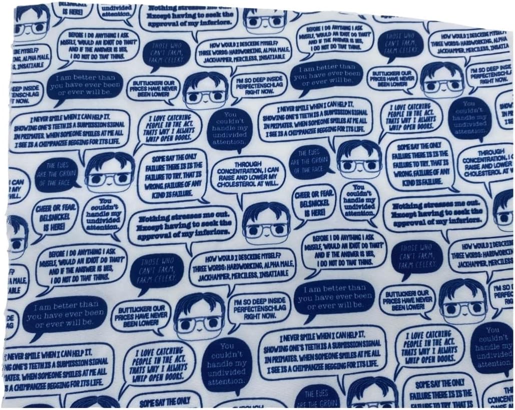 Loungefly NBC The Office Dwight Shcrutte AOP Mini Backpack