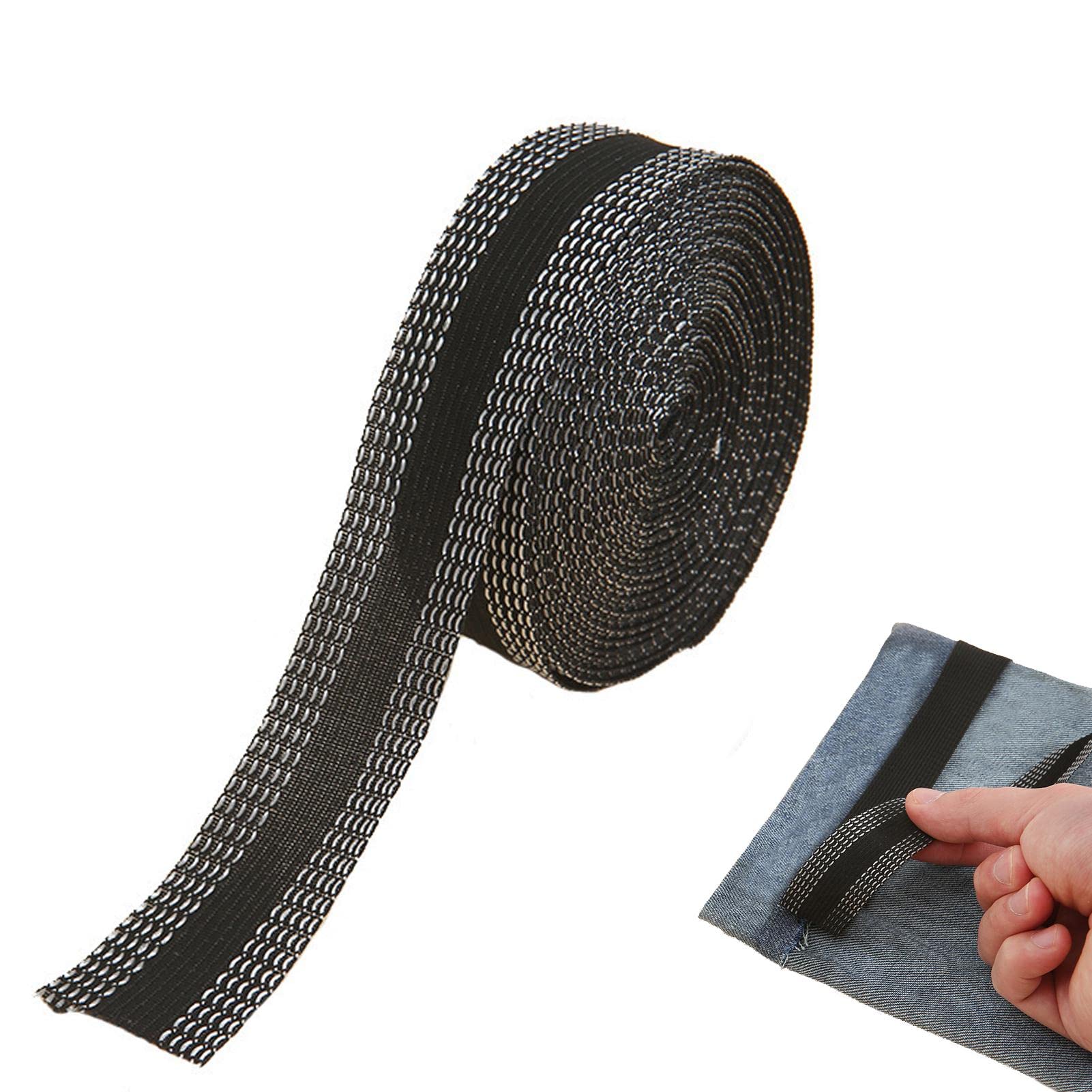 Nixotica Hemming Tape for Trers, Trer Edge Shorten Self-Adhesive Iron-On Hem, Sewing Adhesive Tape Fabric Tape for Pants, Clothes