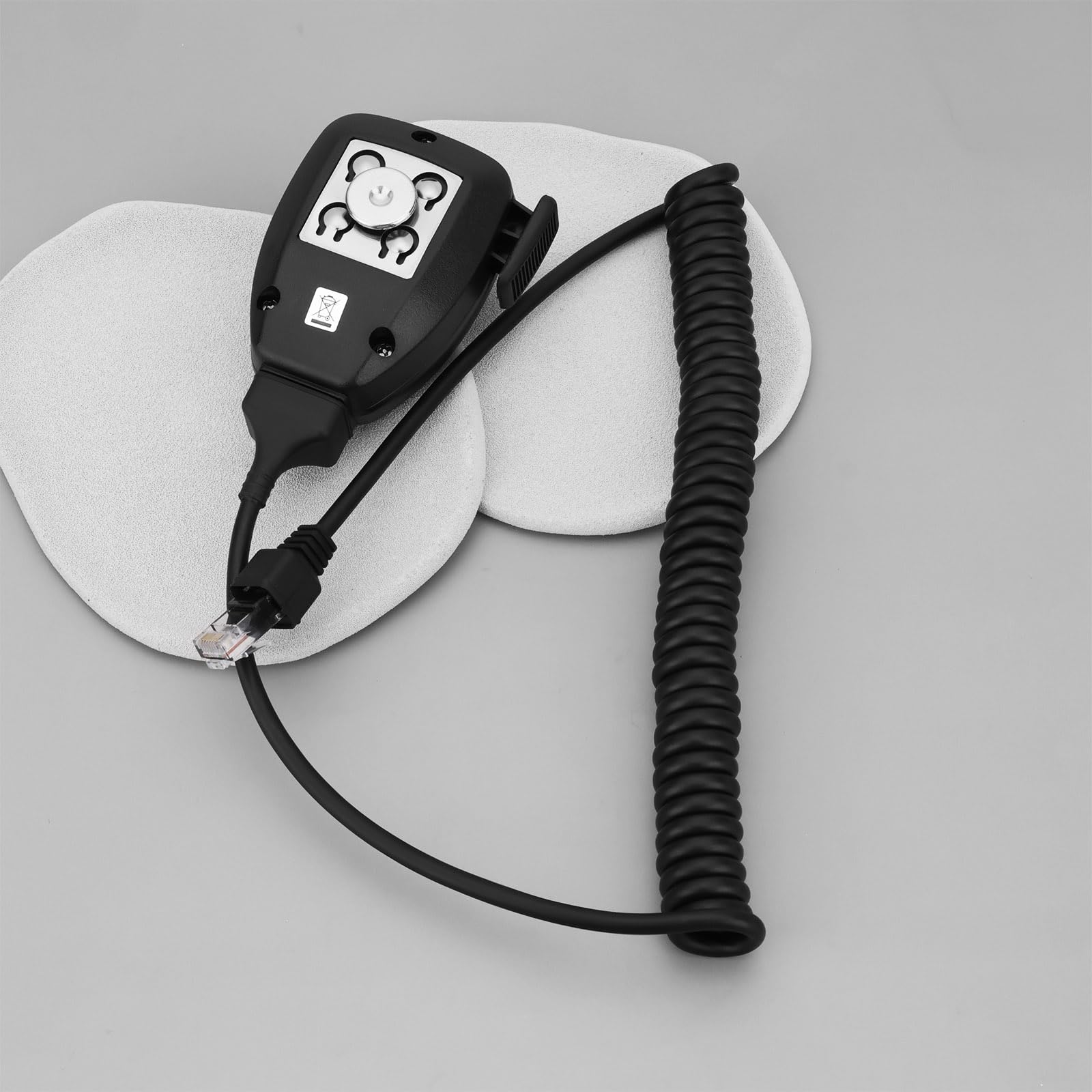 Microfono di Ricambio Compatibile con Kenwood TS-480 TM-V7 TM-D700 TM-D710 TM-G707 TM-V71