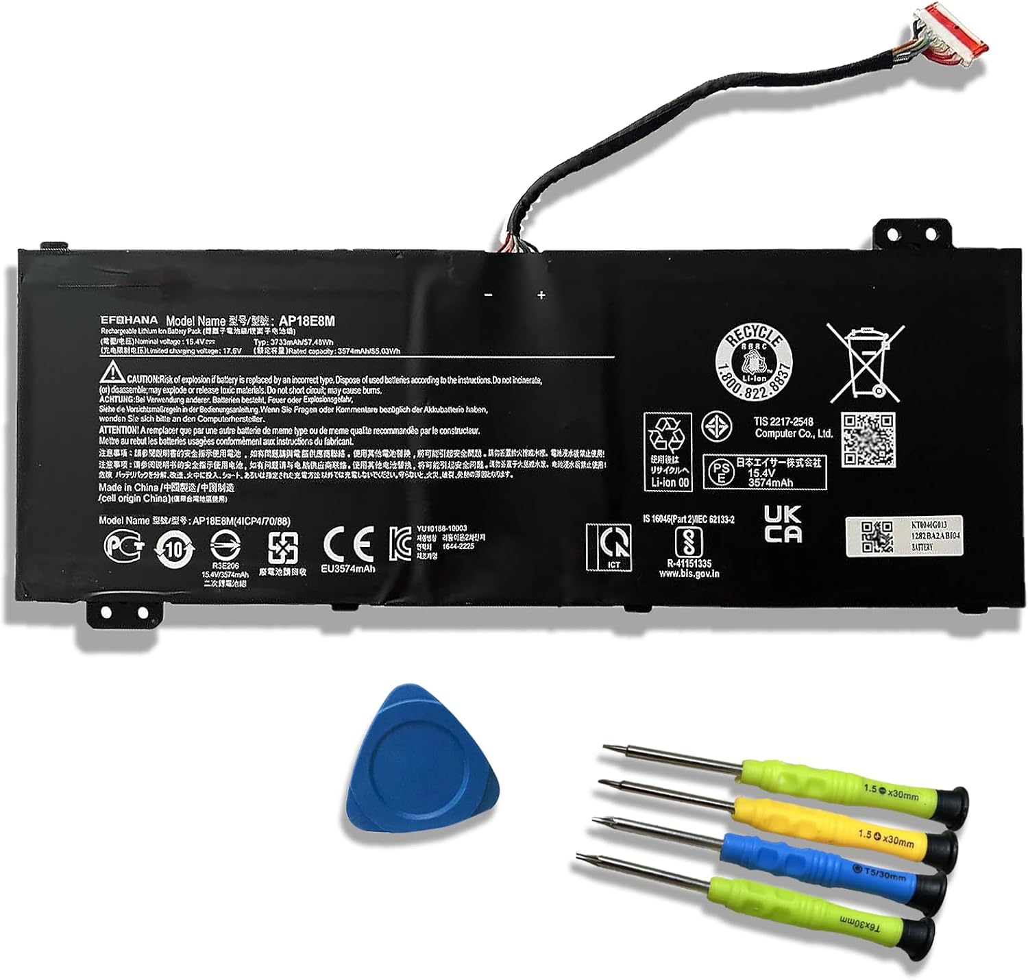 AP18E8M AP18E7M Battery for Acer Nitro 5 AN515-55 AN515-52 AN515-44 AN515-43 AN515-45 AN515-44-R99Q AN517-52 AN517-55 Nitro 7 AN715-51 Aspire 7 A715-74G-7511 Predator Helios 300 PH315-52 PH315-53