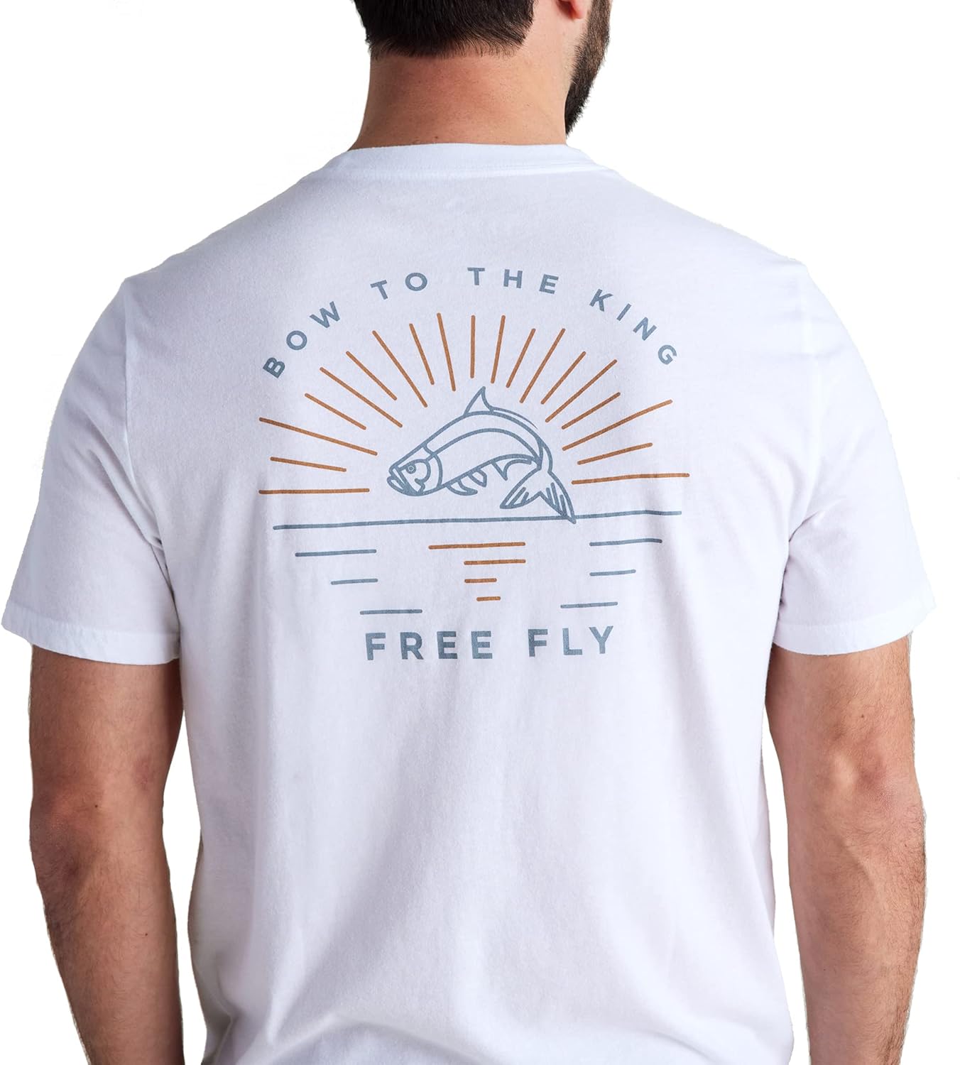 Free Fly Men's King Tee - Graphic Tee for Men - Ultra-Soft Cotton-Blend T-Shirt - Image 2