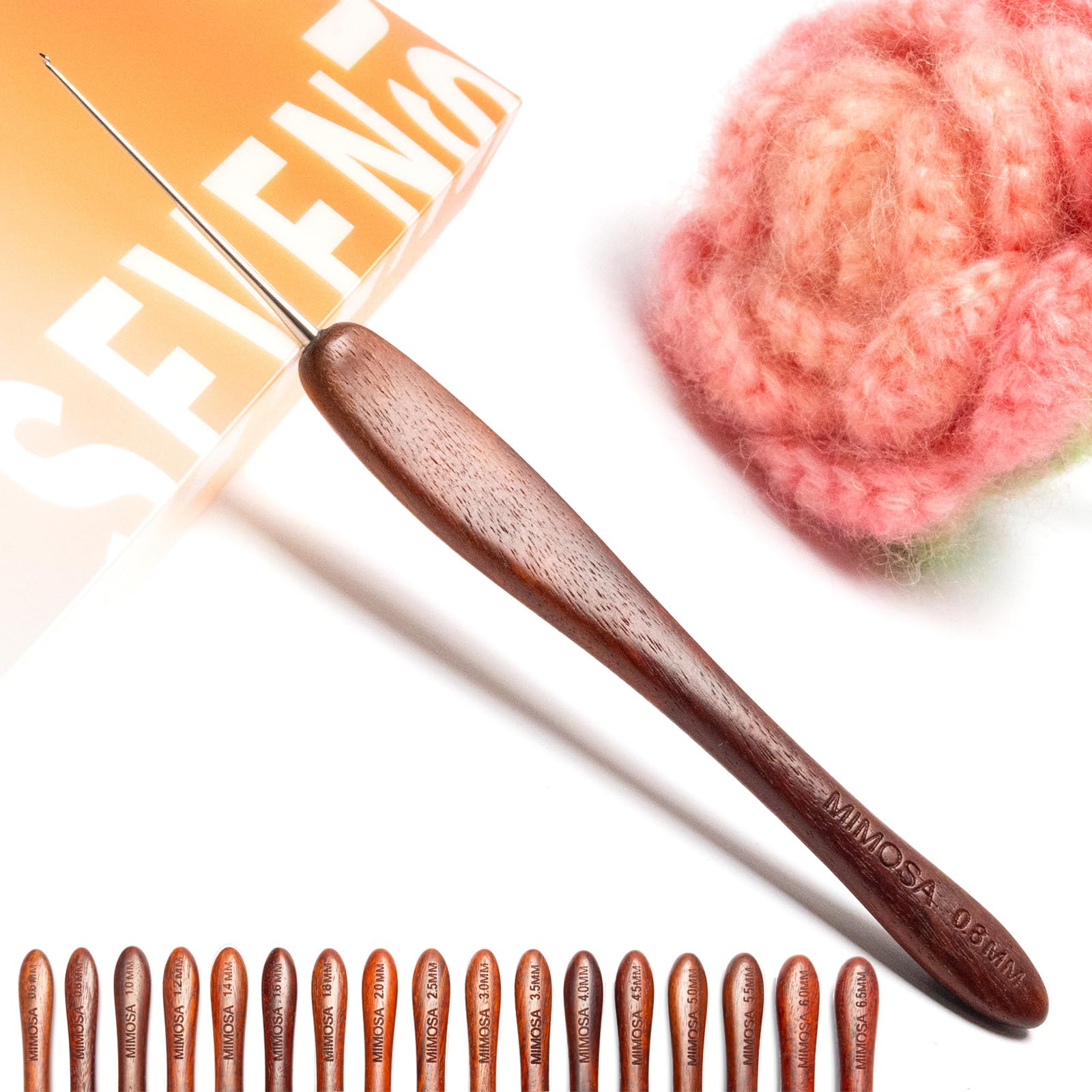 Amazon.com: SEVENSUN Mimosa 0.8mm Single Crochet Hook, Available
