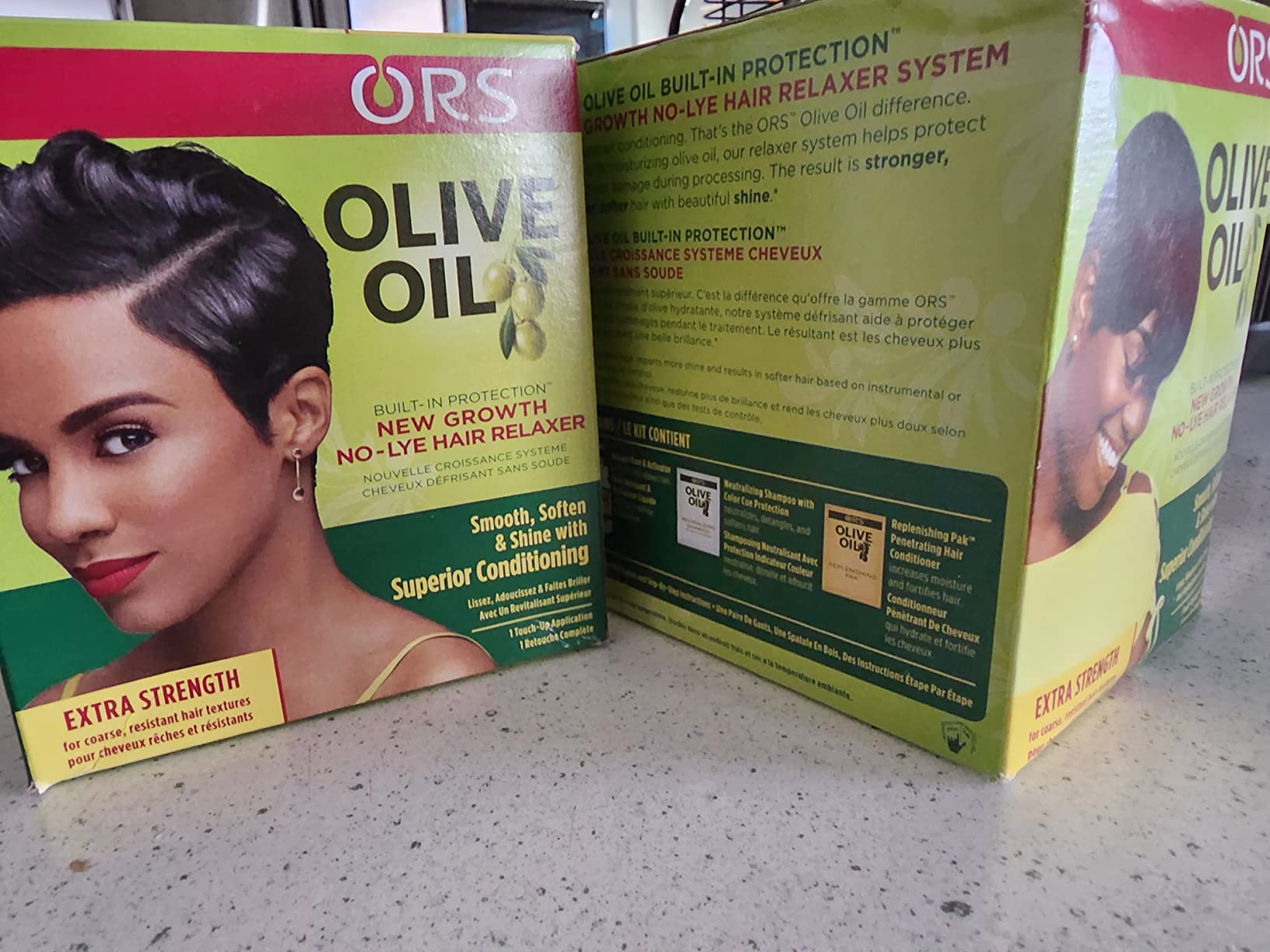 4/mo Finance ORS Olive Oil BuiltIn Protection New Growth NoLye
