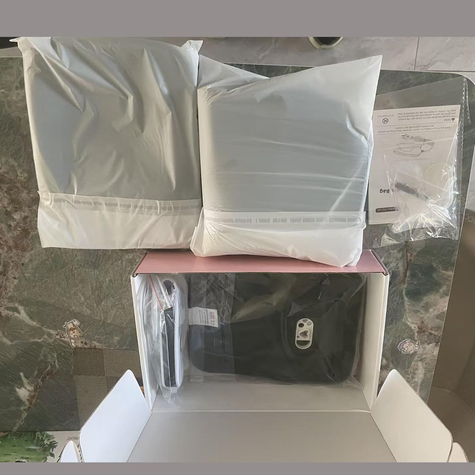Bolsa de agua caliente eléctrica recargable con cinturón y funda suave | Mini bolsa de agua caliente eléctrica portátil,automático de temperatura,cólicos menstruales,durante el invierno