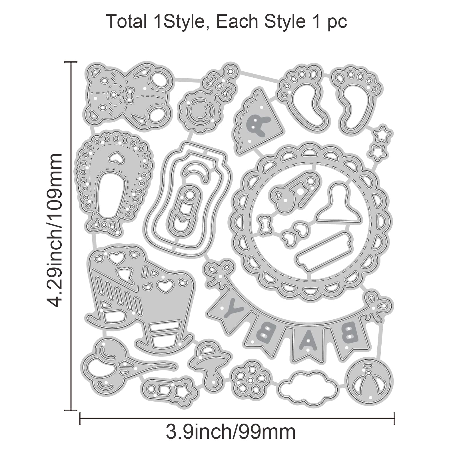 オーダー用】レイヤーシェルセット貝殻夏海カッティングダイ
