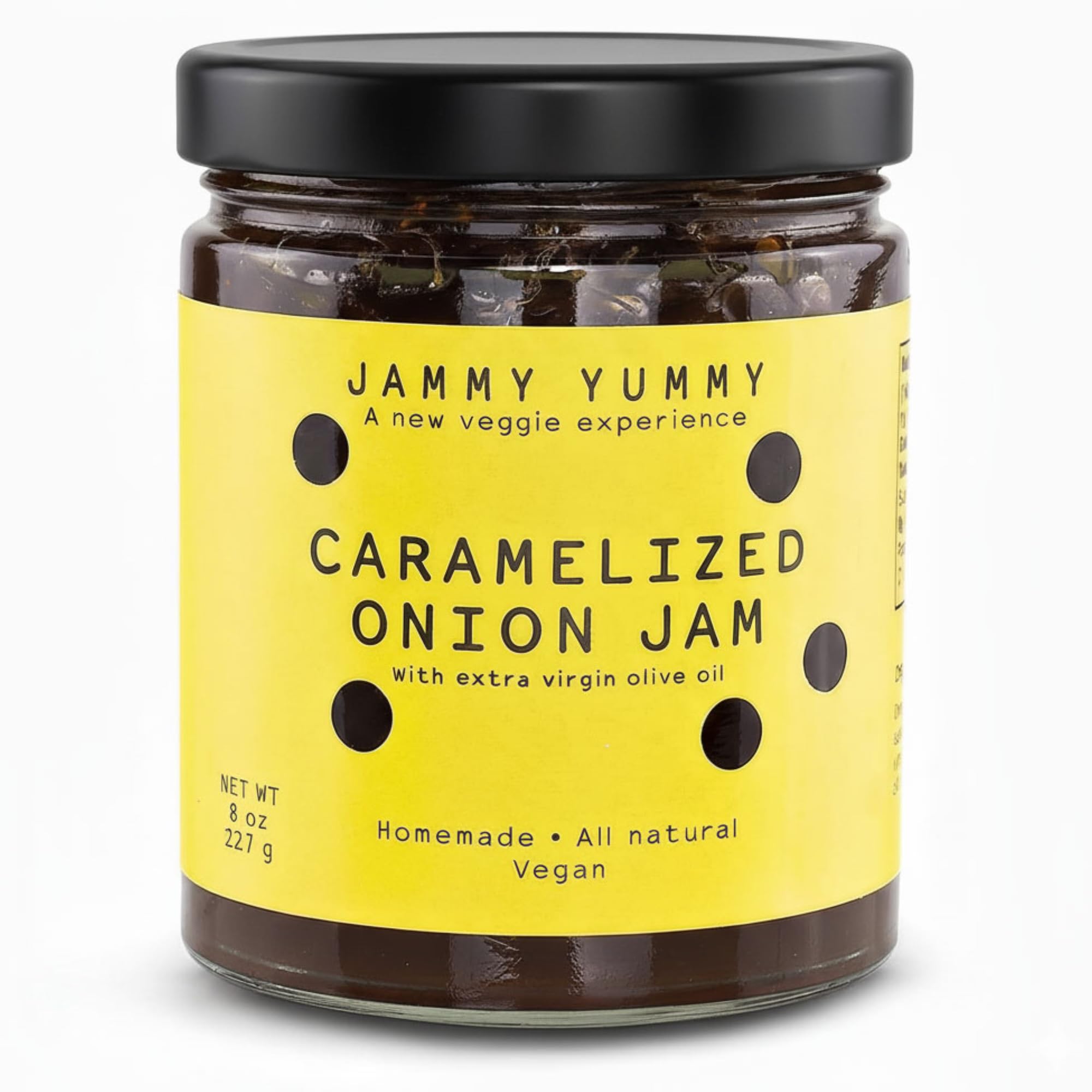 Caramelized Onion 8oz Spread - All Natural Onion Jam - Real Caramelized Onion - Made with Onions, Sugar, Extra Virgin Olive Oil and Salt…