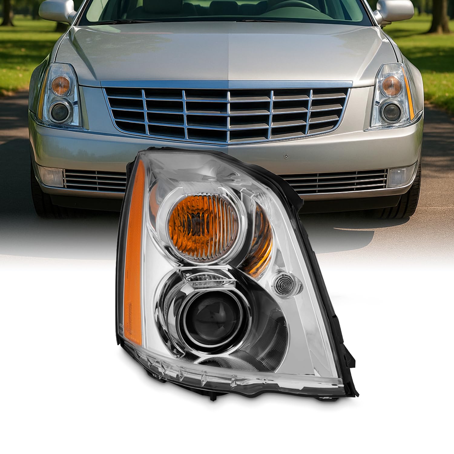 AKKON Single Headlight Passenger Side