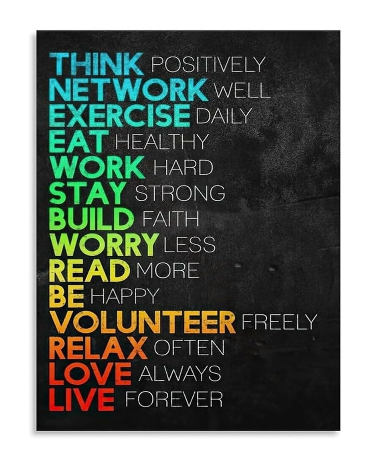 Kcdfdvjfbm Unframed Office Decor Team Motivation Canvas Wall-Art Company Culture Poster For Conference Room Workplace Inspirational Teamwork(,16X24inch(40X60cm))