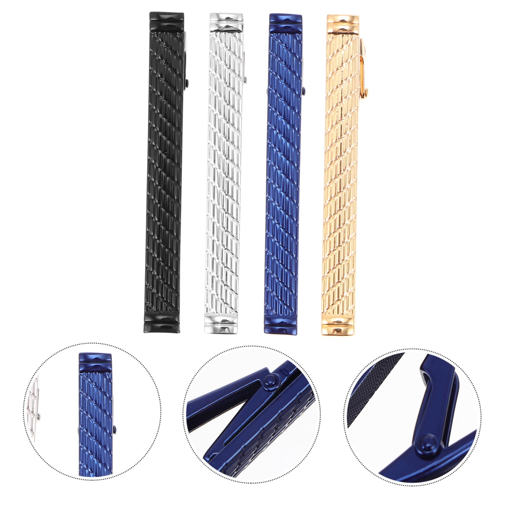 GALPADA Krawattenklammern Binden Hemdklammern Goldene Krawatte Krawatten Drehen Krawattenhalter Krawattenklammer-set Krawatten Dekorationen Zarte Krawattenverschlüsse Kupfer