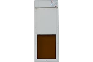 Power Pet Large Electronic Pet Door: Doggy Door with Automatic & Manual Lock