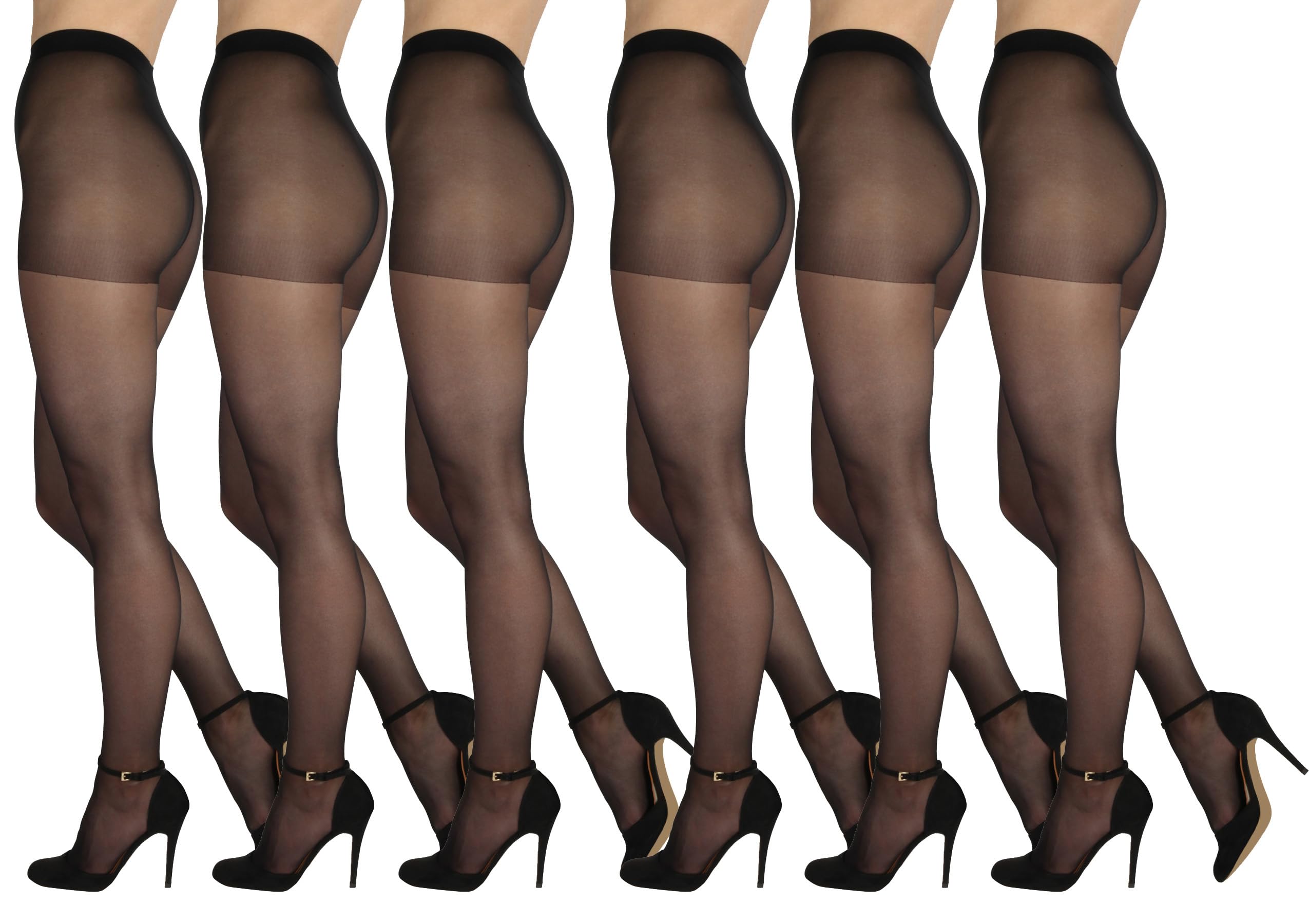 BANANALU Collants mats pour femme 20 deniers Multifibra avec soutien léger