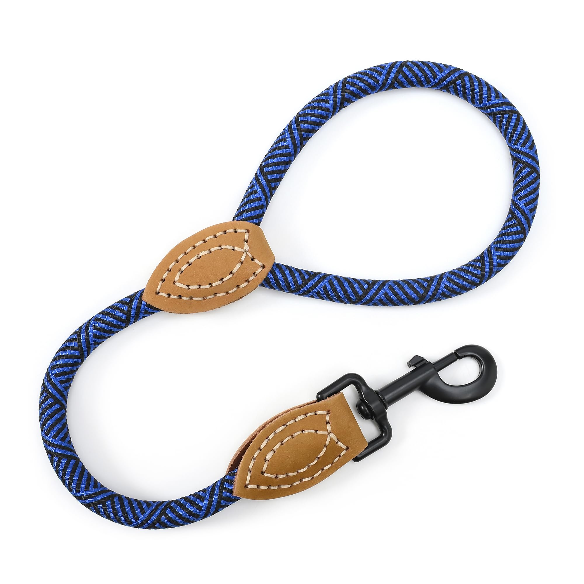 Photo 1 of Mile High Life Dog Leash with Genuine Leather Connection, 4/5/6 FT
