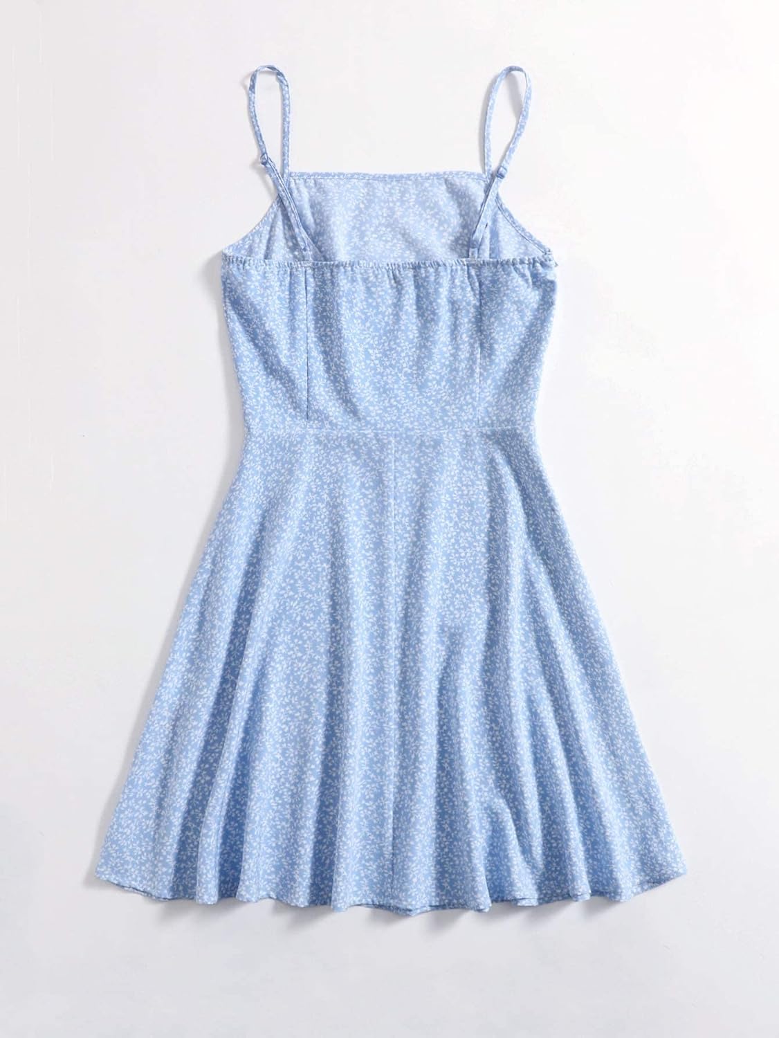 Floerns Women's Ditsy Floral High Waist Cami Short A Line Dress - Image 4