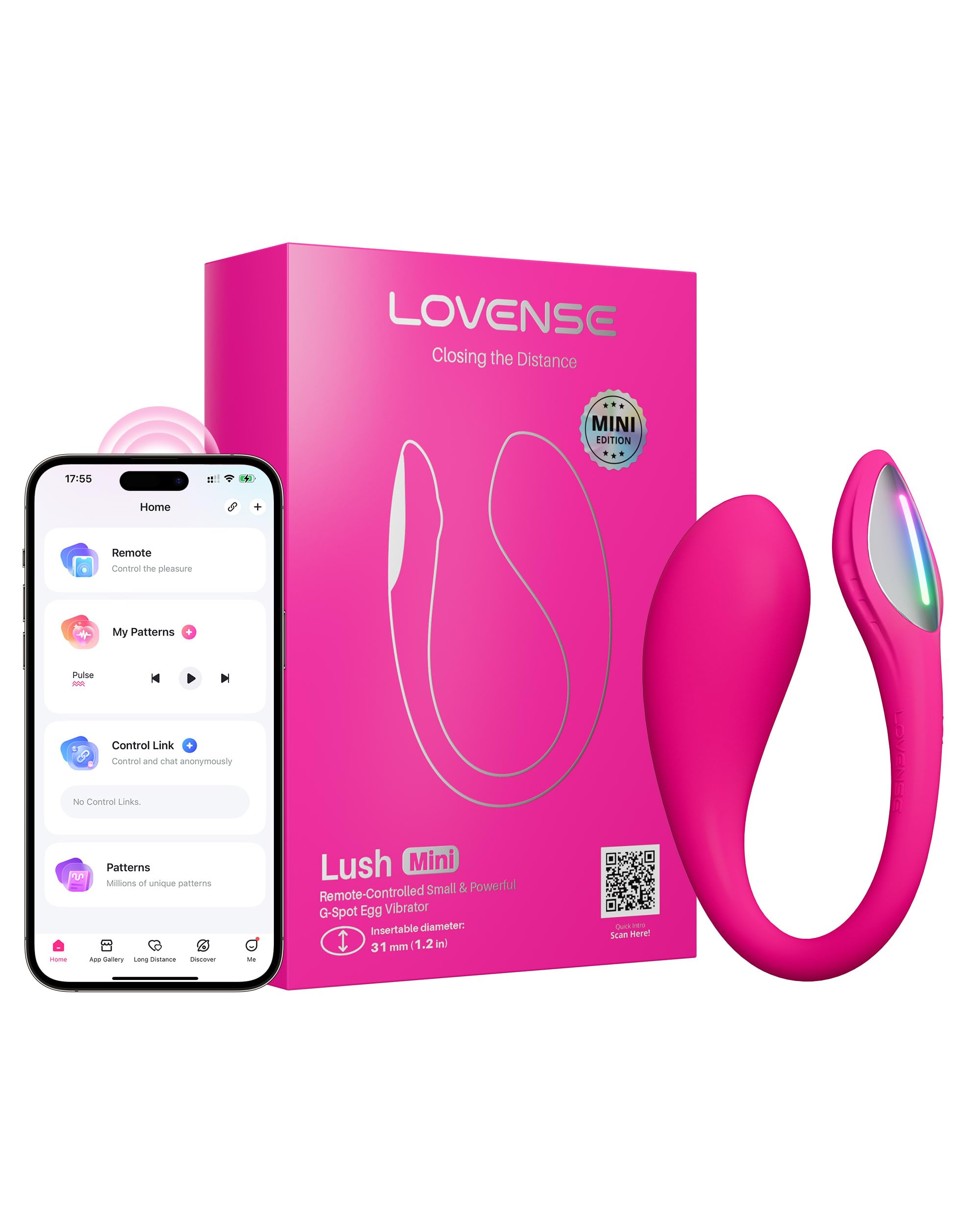 the lush vibrator Lovense Lush 2 Bluetooth Vibrator main image 0