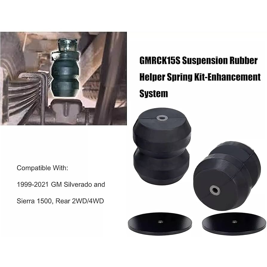 VIGOR Rear Suspension Enhancement System Kit Compatible With 2011-2022 Chevy Silverado GMC Sierra 2WD/4WD Car, Up To 8,600 Lbs Of Load Leveling Capacity, OEM Replace Number GMRCK25D