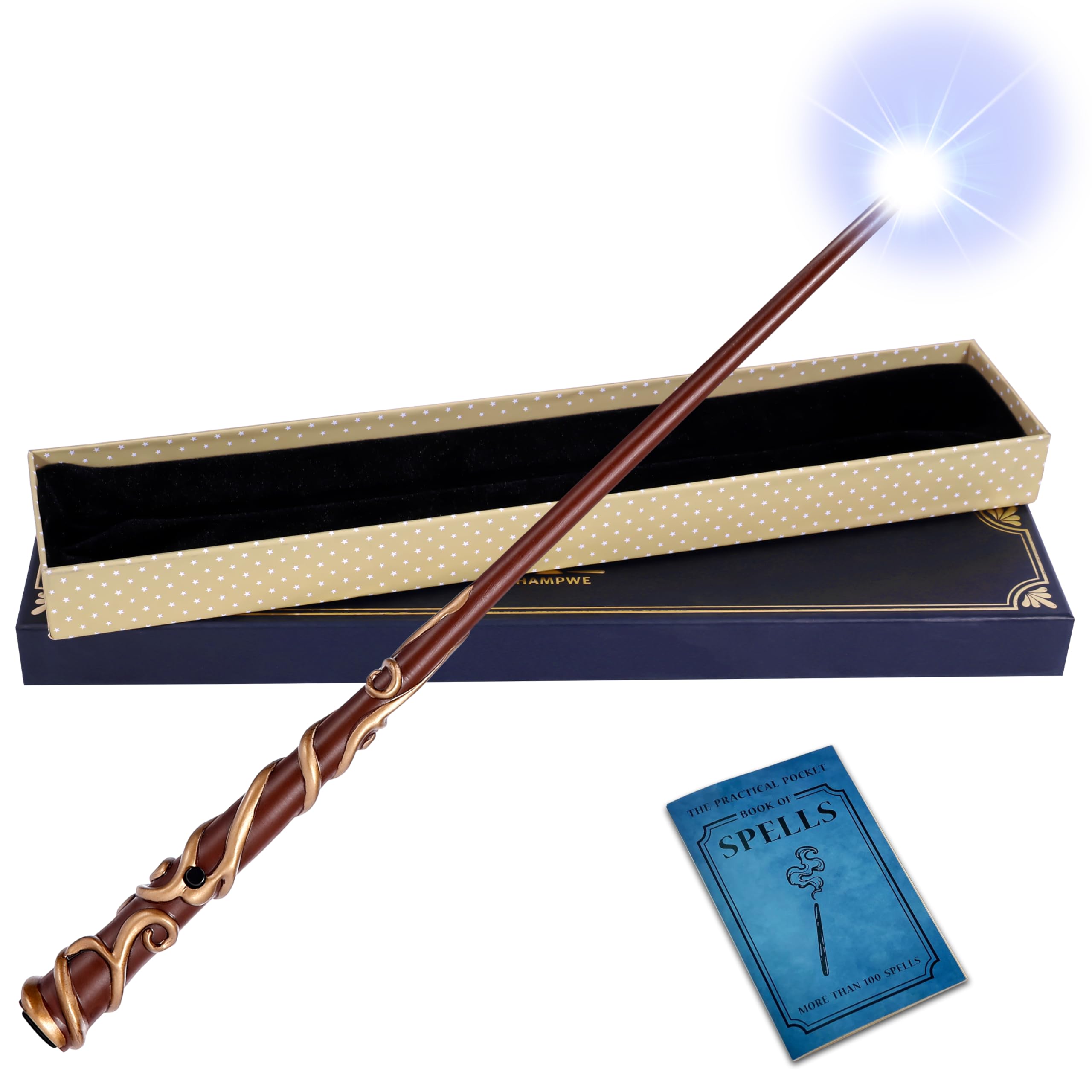 ChampWe Light Up Magic Wizard Wand Ivy
