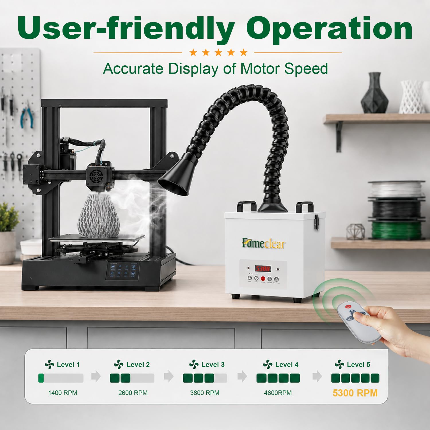 FumeClear FC-100A: Soldering Fume Extractor -4 FumeClear FC-100A: Soldering Fume Extractor -4