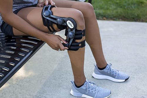 Miniatura 6 de United Ortho 300851-07 Step-Thru NVel - Rodillera funcional, pierna derecha, grande, S