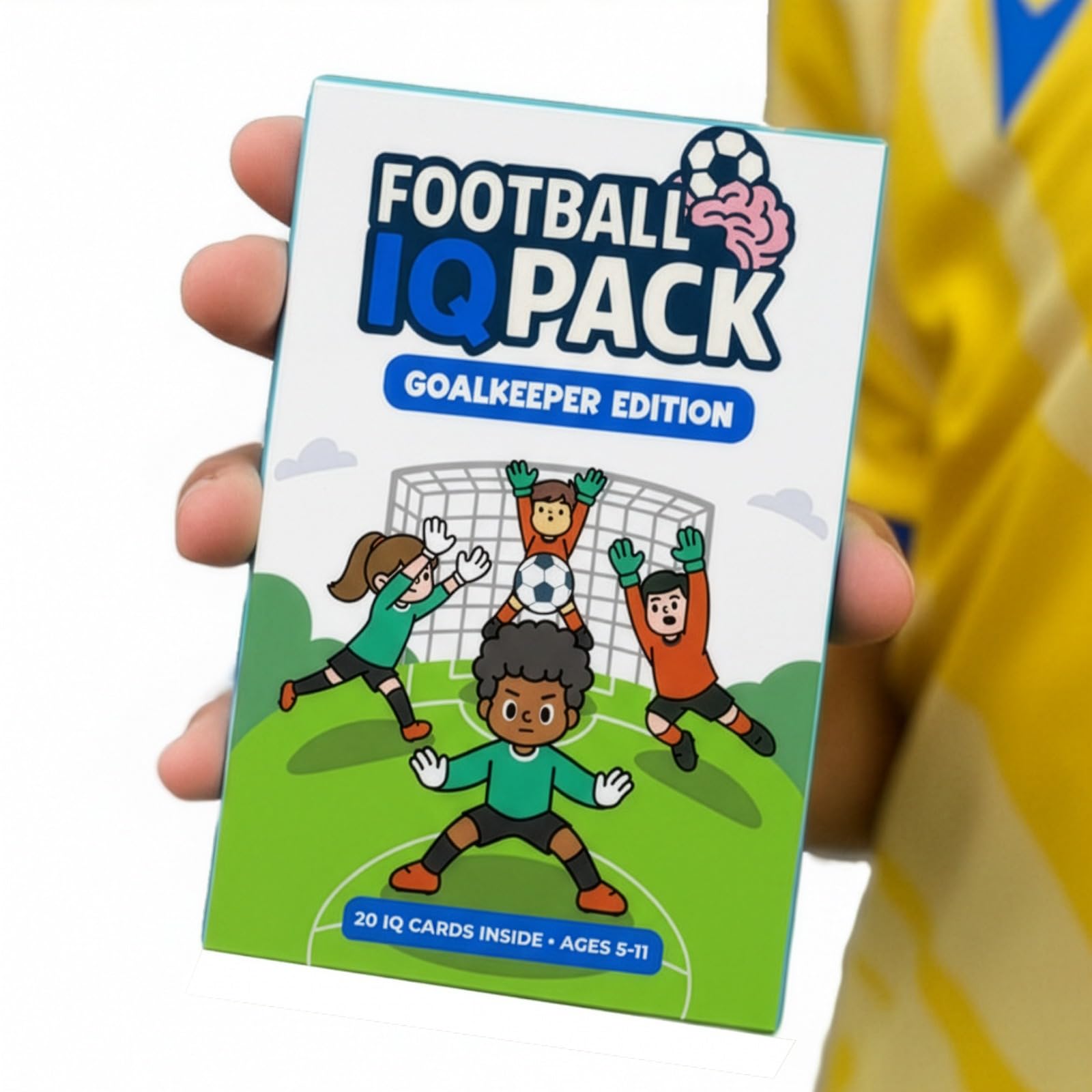 Football IQ Pack  Game Intelligence Cards for Kids Ages 511 | Learn Mindset, Positioning, Shot-Stopping & Communication | Goalkeeper Edition
