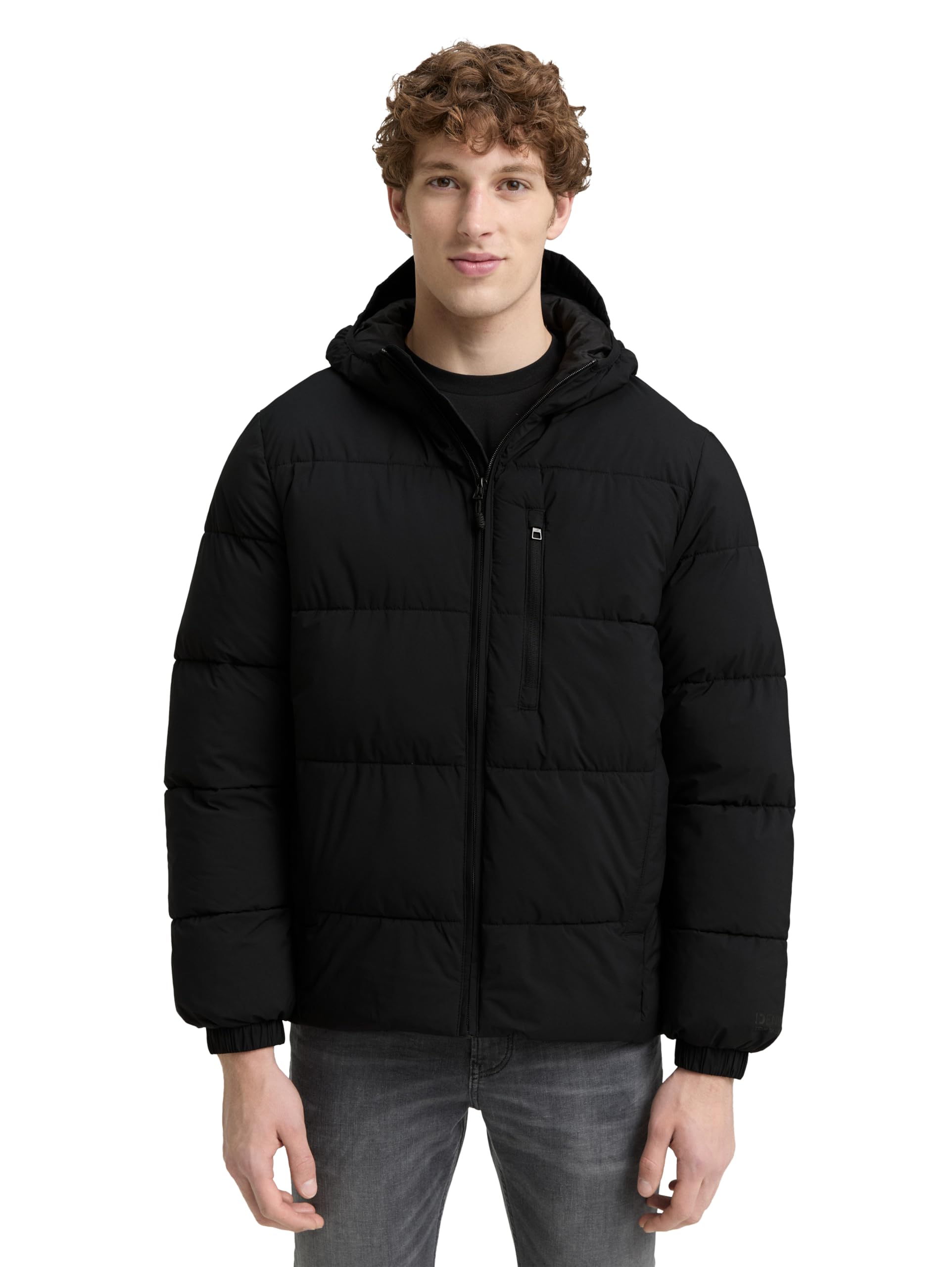 TOM TAILOR Denim Herren Lightweight Pufferjacke mit Kapuze