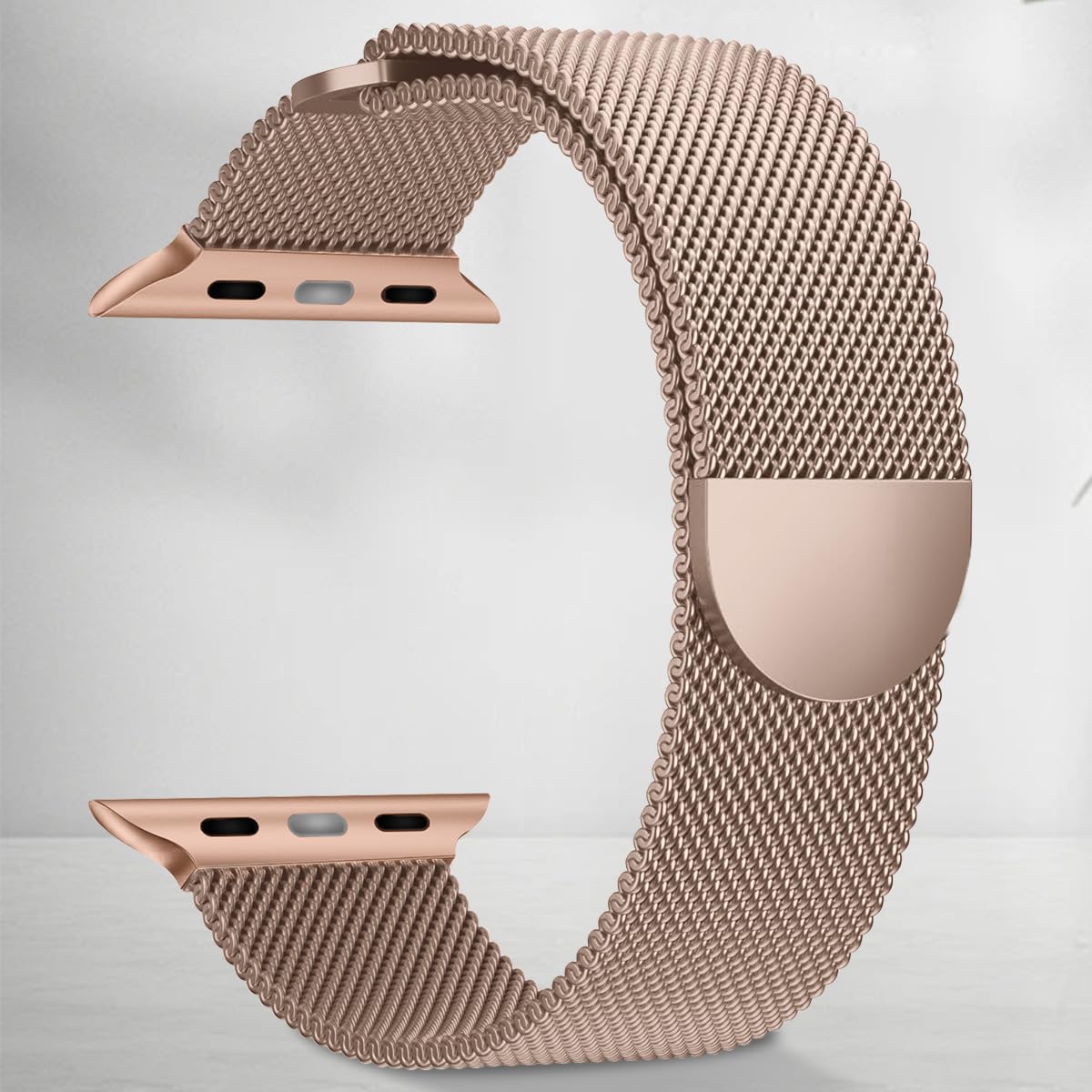 Metal Stainless Steel Milanese Loop Band Compatible with Apple Watch Bands 38mm 40mm 42mm 44mm 49mm Women Men,Metal Loop Adjustable Mesh Magnetic Strap for iWatch Series Ultra 11 10 9 8 7 6 5 4 3 2