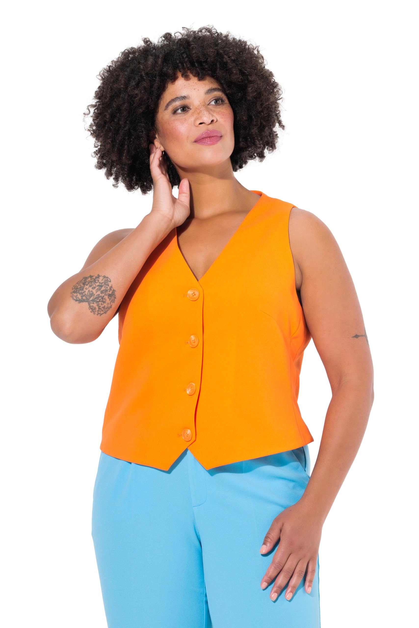 Angel of Style Damen große Größen Übergrößen Plus Size Weste, Anzug, V-Ausschnitt 835080