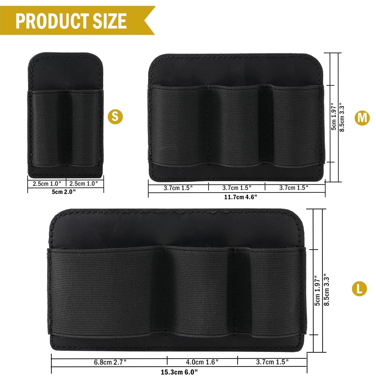 VIPERADE PL6 elastische EDC-organizer Kleine klittenband organizer-inzetstuk, modulair elastisch luspaneel, elastisch EDC-zakje Multitools organizer- holster, klittenband organisatorpaneel