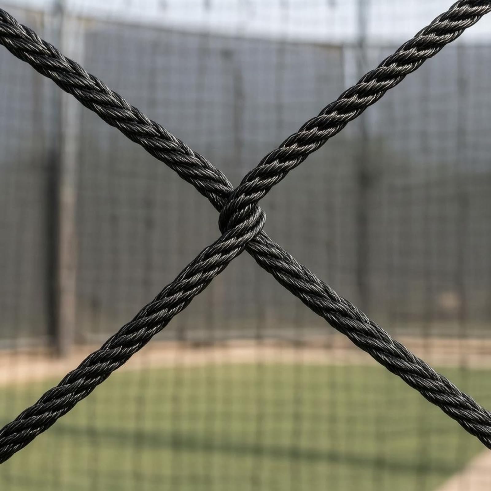 Rete Addestramento Polietilene con Maglia da 45 Cm per Esercizi di Battuta Adatta per Campo Sportivo Allaperto