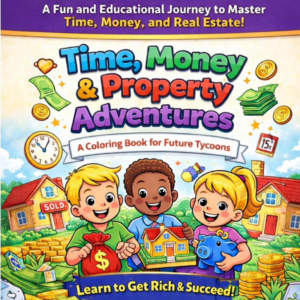 Time Money & Property Adventure |Spending & Smart Money Habits | Fun Piggy Banks, Coins & Coloring Activities| earn Saving, Spending & Smart Money Habits | Fun Piggy Banks, Coins & Coloring Activities