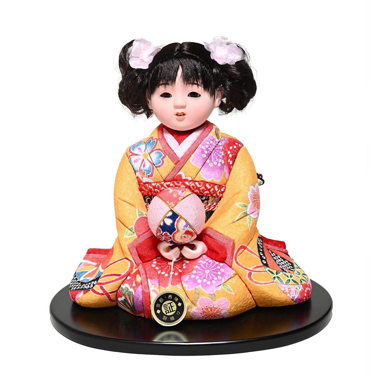 Amazon | 【木目込市松】【市松人形】市松人形 6号彩座り木目込市松 