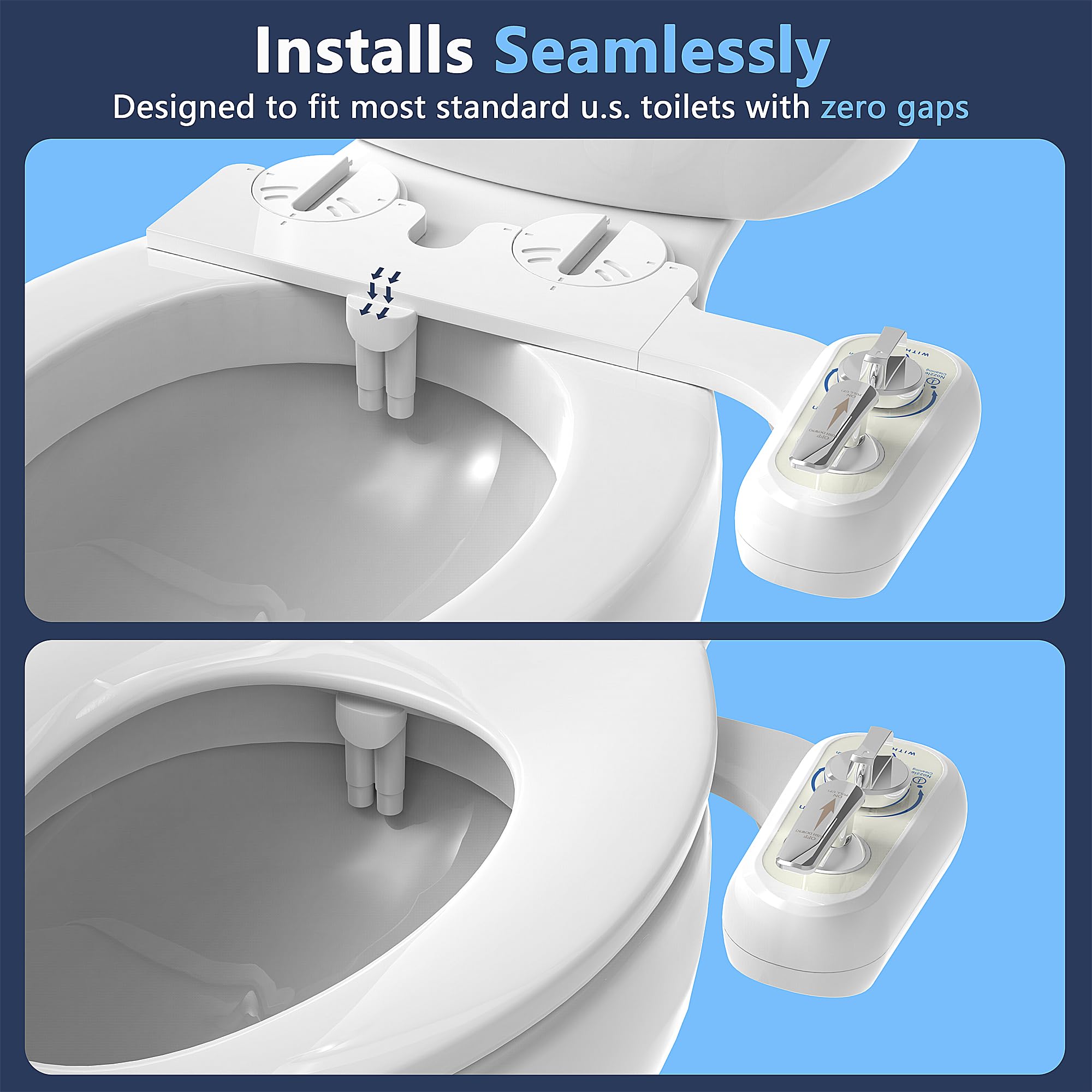 Elcare Bidet Ami910 Boquillas Dobles Autolimpiantes (lavado | Meses Sin