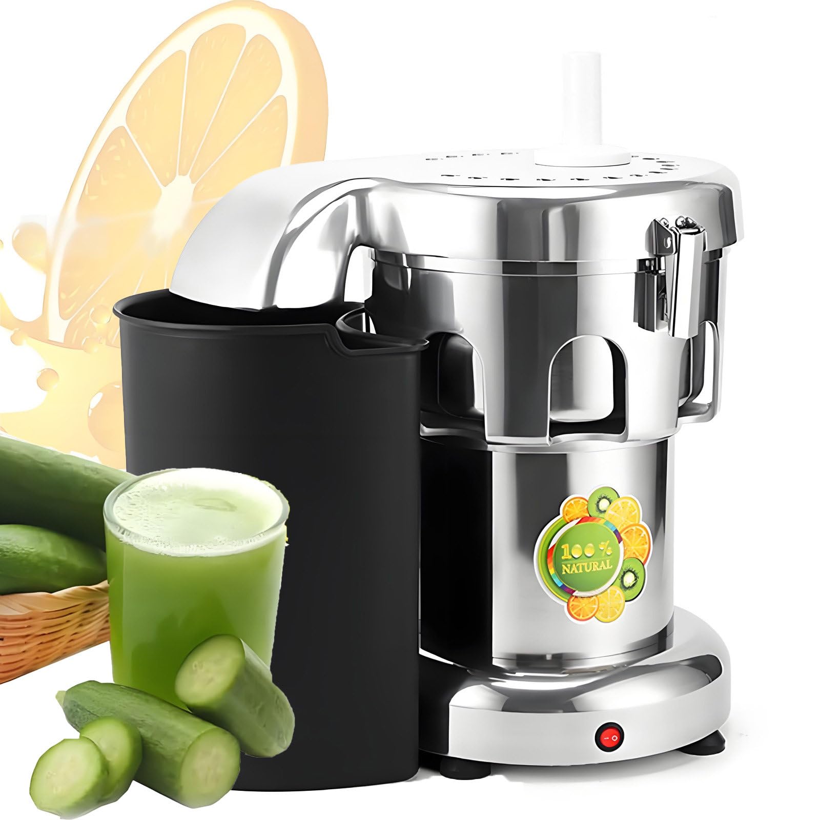 Commercial Juice Extractor 370W 550W Heavy Duty Juicer Machine with Filter Stainless Steel Juice Press Machine 80-100 kg
