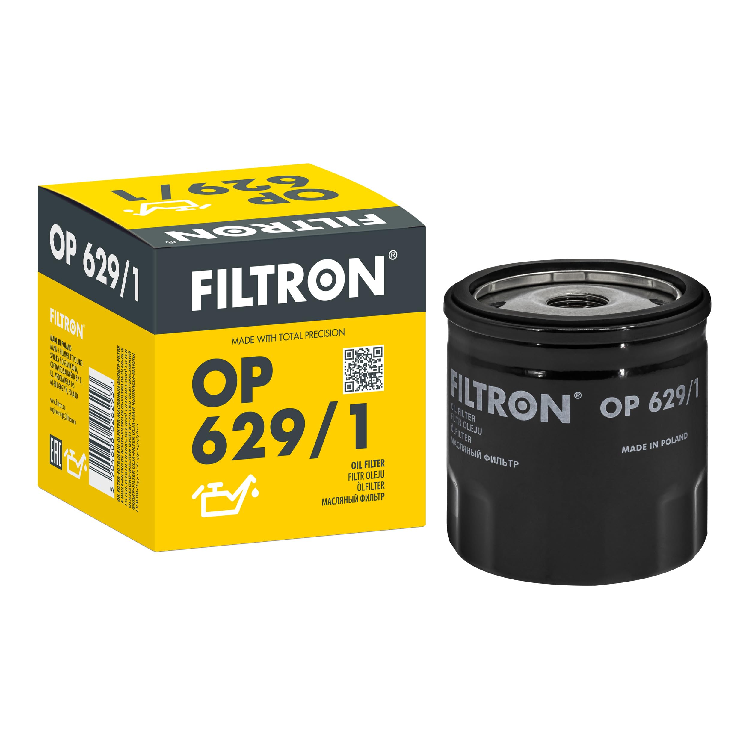 Filtron OP629/1 oil filter