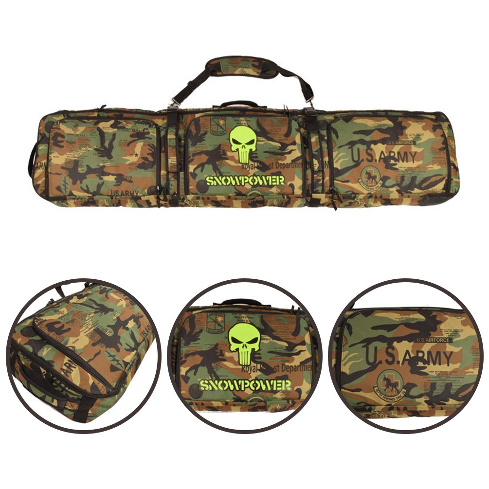 Sport Tent-Professionelle Snowboardtasche Skitasche Set mit Schuhfach/Helmfach Snowboardbag gepolsterter Skisack Board Bag Space Sack 156cm/166cm