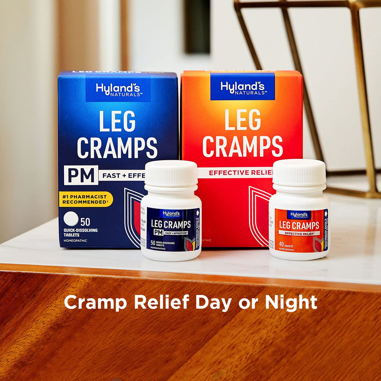 Buy Leg Cramps Tablets by Hyland's Naturals, PM Nighttime Formula