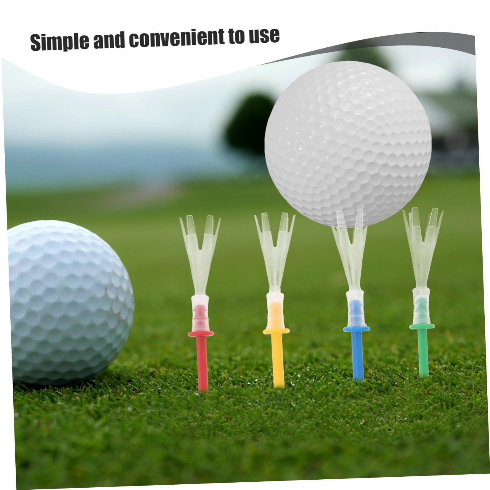 16 Piezas Tees De Golf para Mejor Rendimiento y Distancia Reemplazo para Entrenamiento De Golf Interiores y Exteriores De Plástico Reutilizables y Novedosos