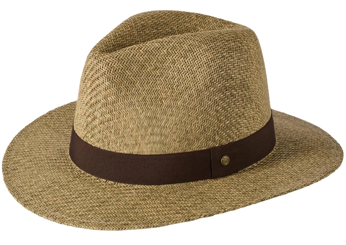 Failsworth Murano Paper Straw Fedora Hat - Natural, Medium (57cm)