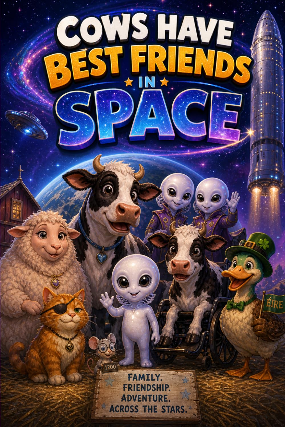Cows Have Best Friends In Space: CHBF IV (The COWS HAVE BEST FRIENDS Complete Adventure Series)