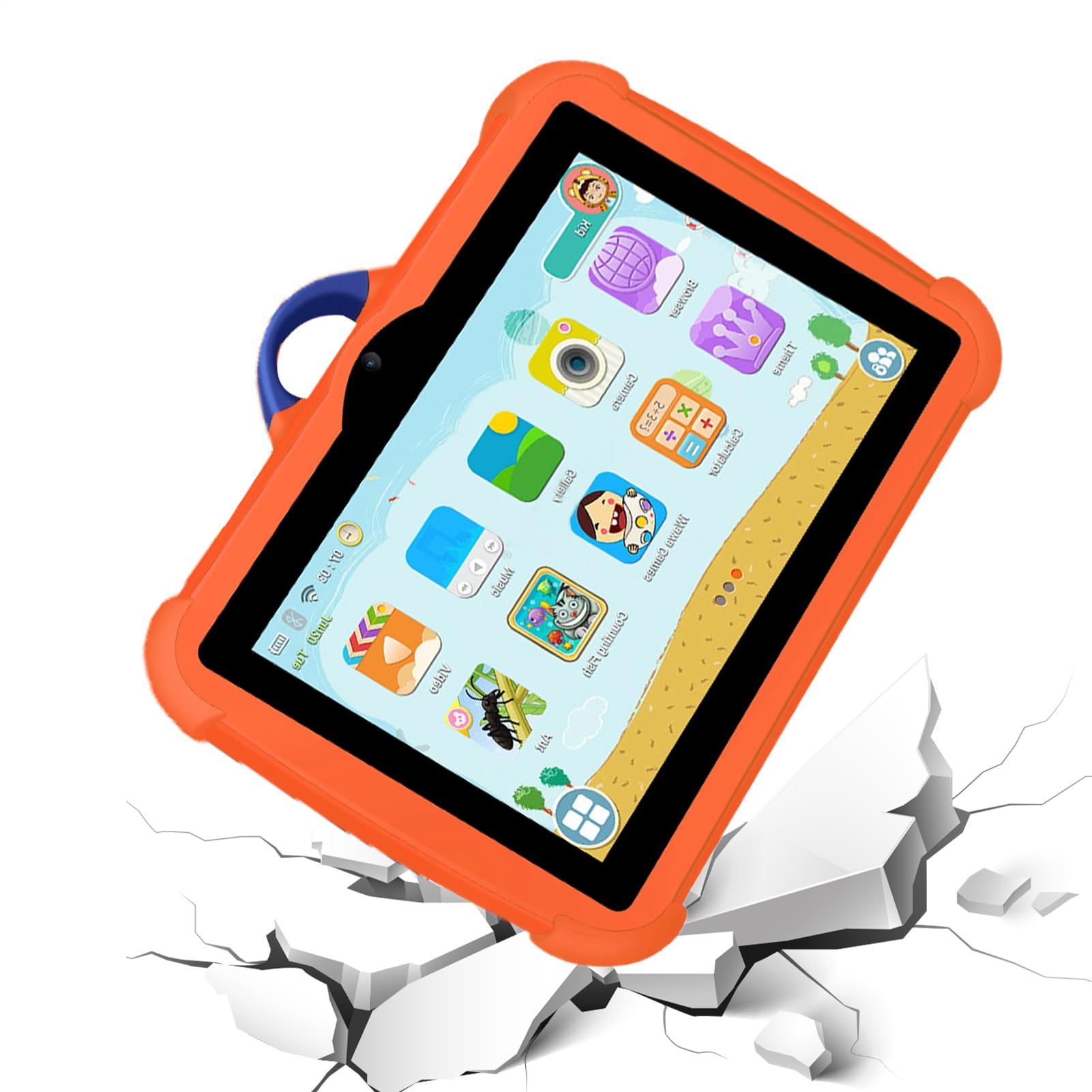 Tablet Con Batteria Da 4000 MAh – Dispositivo Per Bambini Da 4 GB 64 GB | Schermo Ad Alta Risoluzione, Touch Pad Leggero | Gadget Multiuso Per L'intrattenimento Didattico Per Lo Streaming Di Film, La