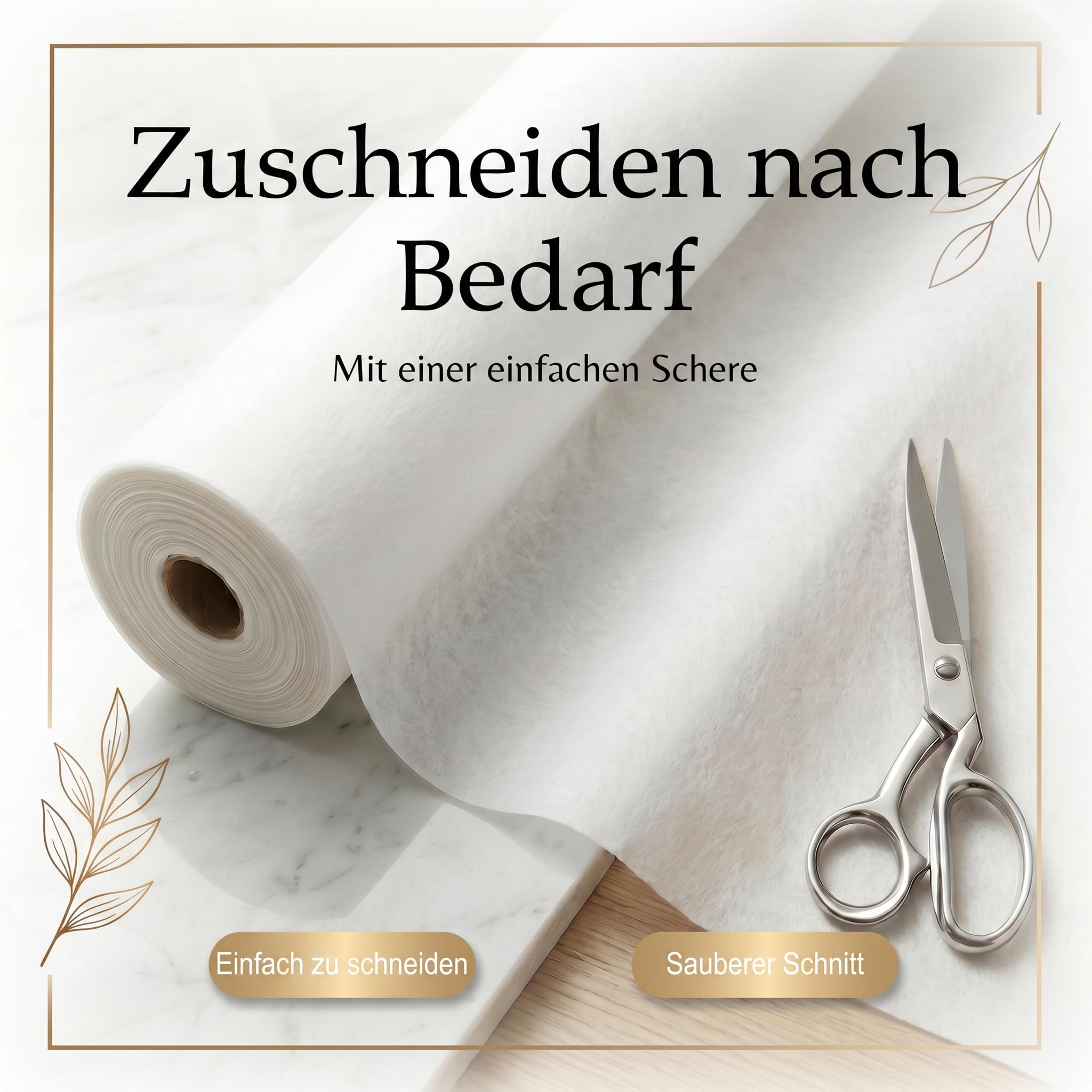 Traubogen Deko Hochtzeit aus Vliesstoff 80CM X 100M - Deko-Vlies, Tischläufer, Weiße Rolle aus Vliesstoff, Zuschneidbar, Raumdekoration Hochzeit, Baby Shower, Kommunion, Taufe, Geburtstag