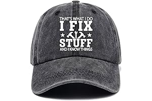 That's What I Do, I Fix Stuff and I Know Things Baseball Cap