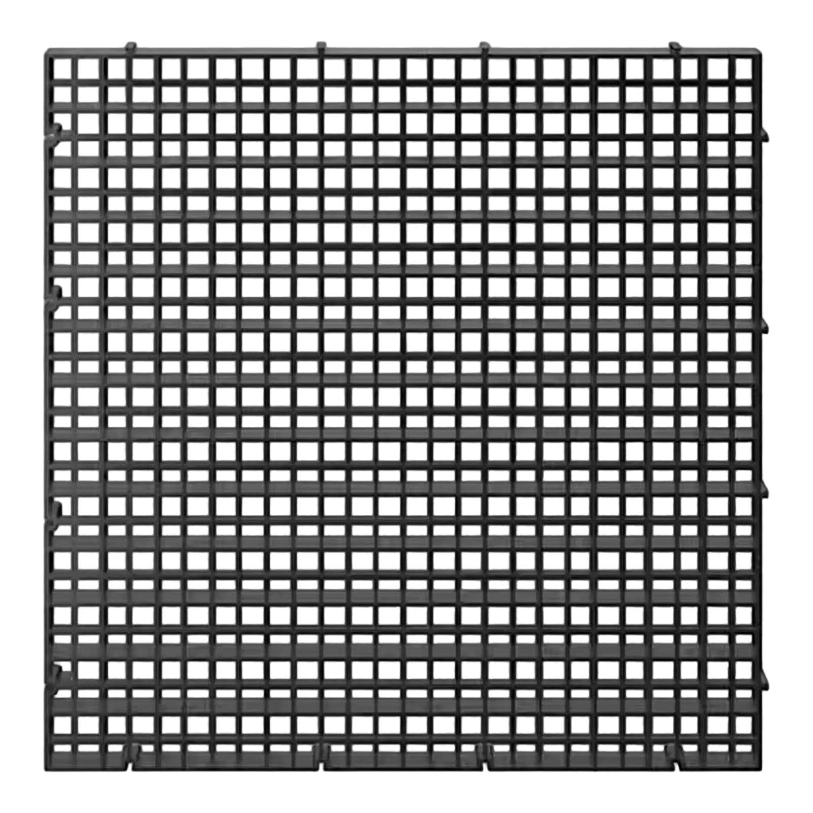 KiBcsLic Fish Tank Divider Lid Cover for Easy Installation And Separation, Black, 30x30x1cm