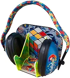 Abafador de Ruido para Autistas 11 DB com suporte Cubo Mágico brilha no escuro