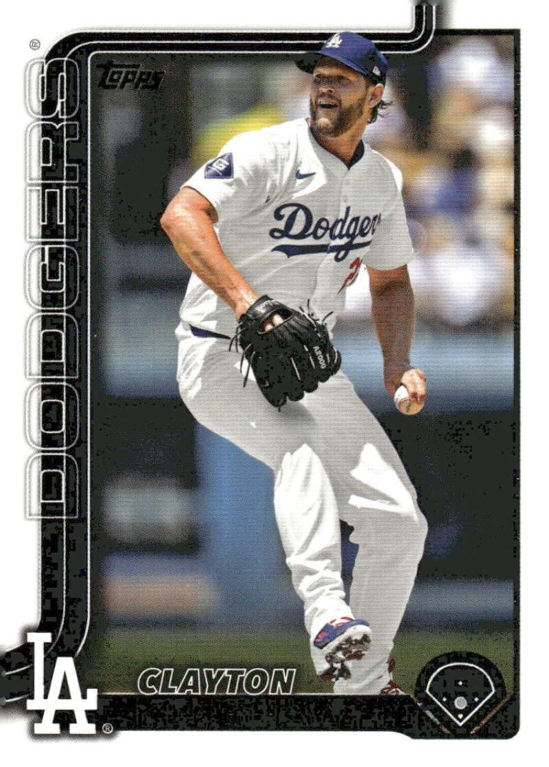 Amazon.com: 2025 Topps #146 Clayton Kershaw Los Angeles Dodgers
