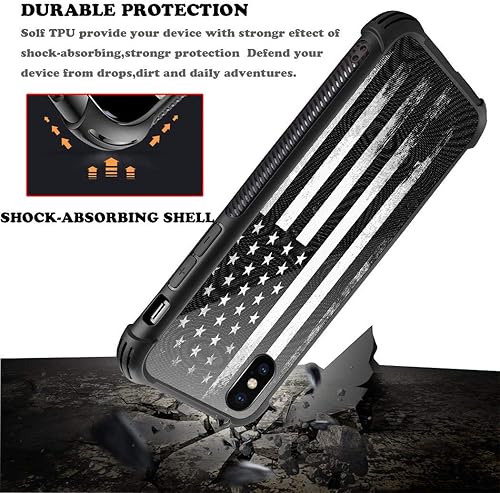 Miniatura 4 de Funda para iPhone Xs Max, de cristal templado 9H para iPhone Xs Max, diseño a prueba de golpes, antirrayones, para Apple iPhone Xs Max de 6.5