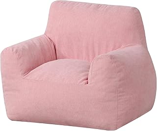DGBAOBEI Children\'s Sofa Chair, Kids Bean Bags Chair,Soft Tollder Armchair for 0-3 Years Old(Pink)