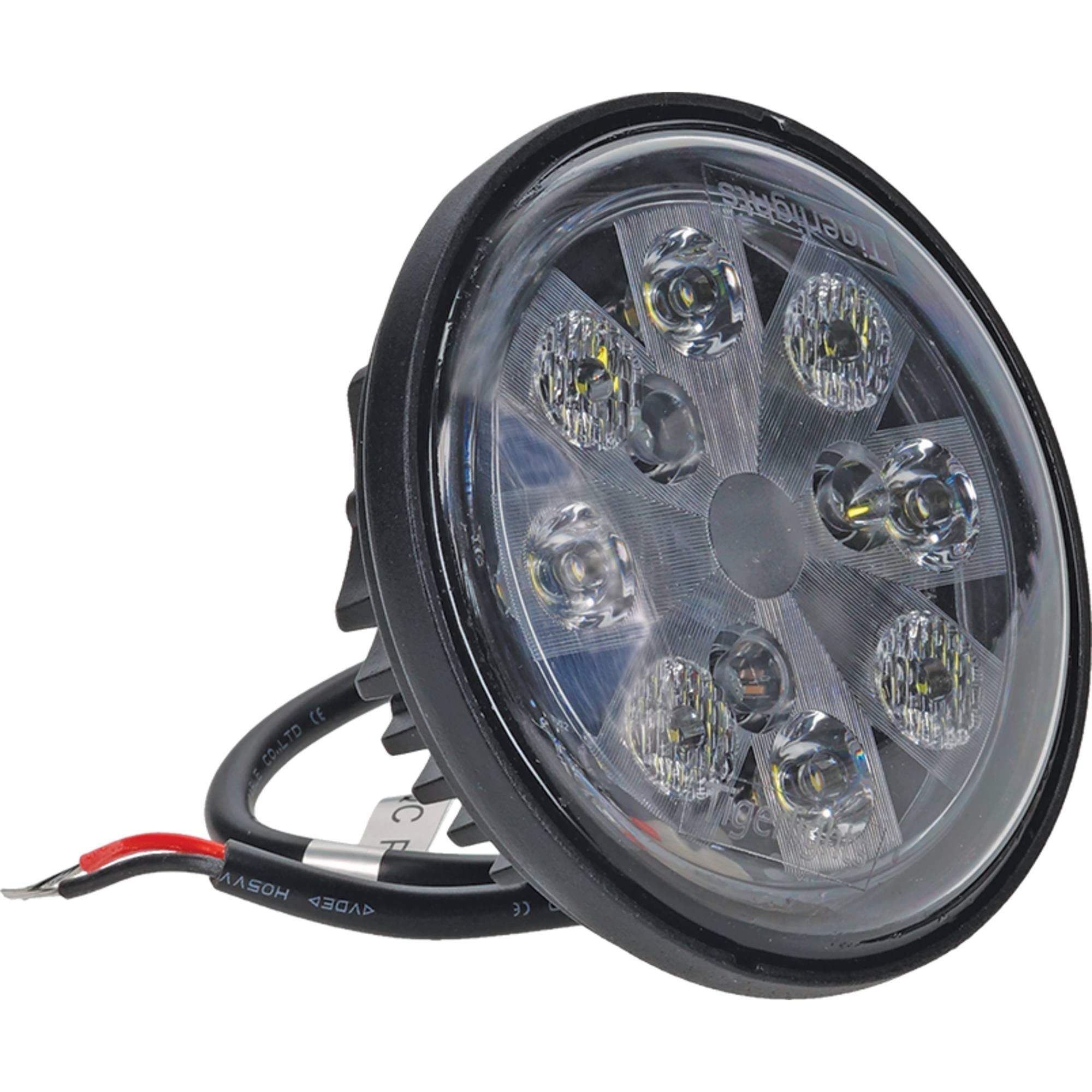 TIGERLIGHTSTL3015 24W LED Sealed Round Light 12V Compatible With/Replacement For Ford New Holland 2000, 2100, 2110, 2120, 2150, 2300, 2310, 2600 Flood/Spot Combo Off-Road Light