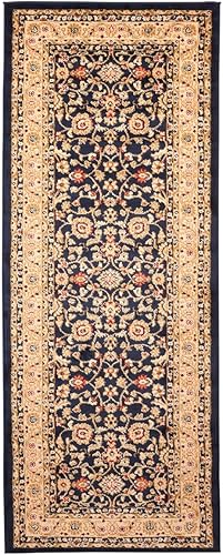 Miniatura 1 de Westerly Alfombra Marash Runner de 26 pulgadas x 6 pies (azul marino)