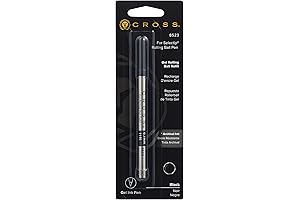 Selectip Gel Rollingball Pen Refill Black 8521